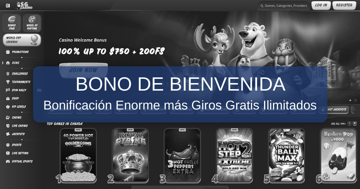 Juega y Gana con SG Casino: Bonos Irresistibles Esperan